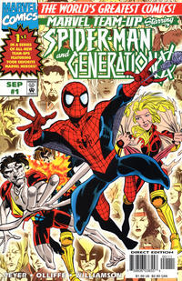 Cover Thumbnail for Marvel Team-Up (Marvel, 1997 series) #1 [Direct Edition]
