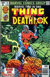 Cover Thumbnail for Marvel Two-in-One (Marvel, 1974 series) #54 [Newsstand]