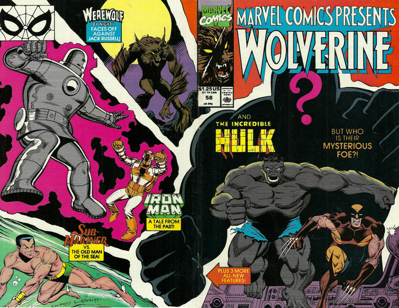 Cover for Marvel Comics Presents (Marvel, 1988 series) #58 [Direct]