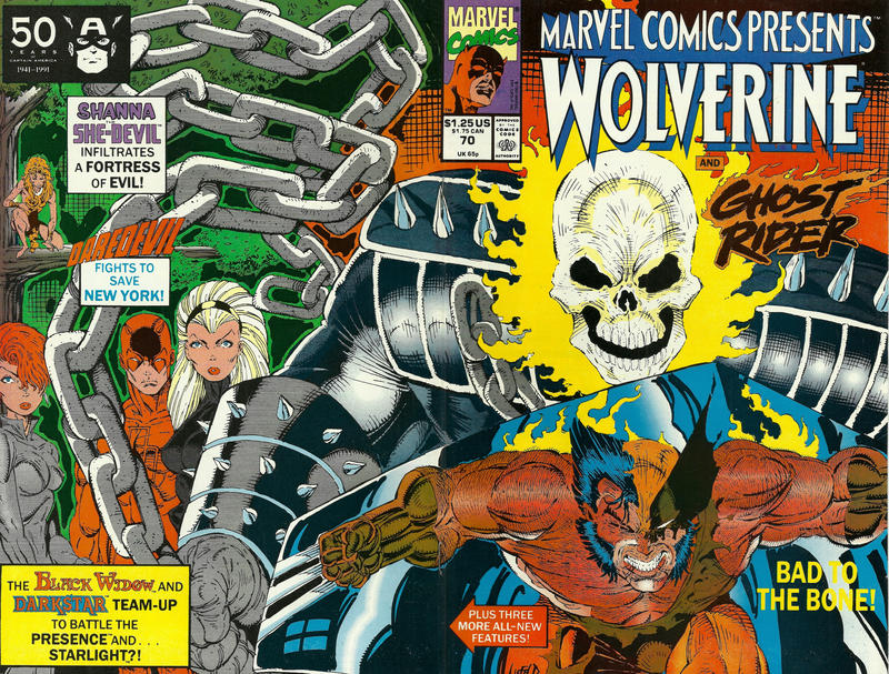 Cover for Marvel Comics Presents (Marvel, 1988 series) #70 [Direct]