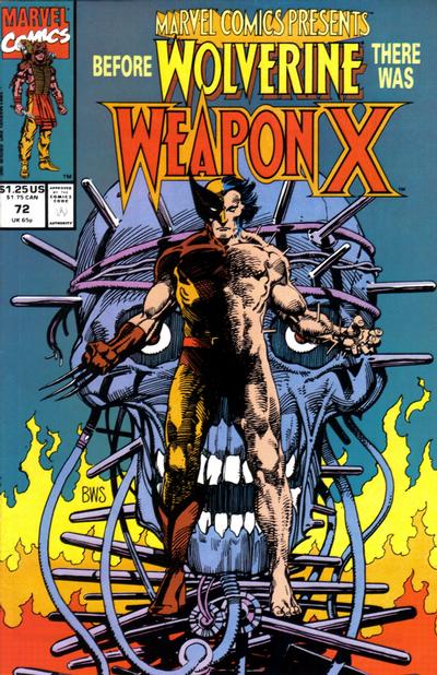 Cover for Marvel Comics Presents (Marvel, 1988 series) #72 [Direct]