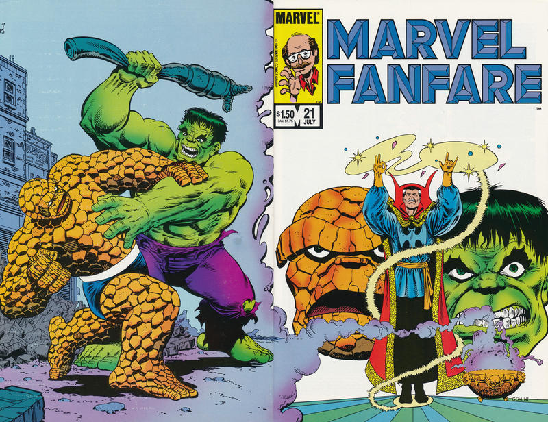 Cover for Marvel Fanfare (Marvel, 1982 series) #21
