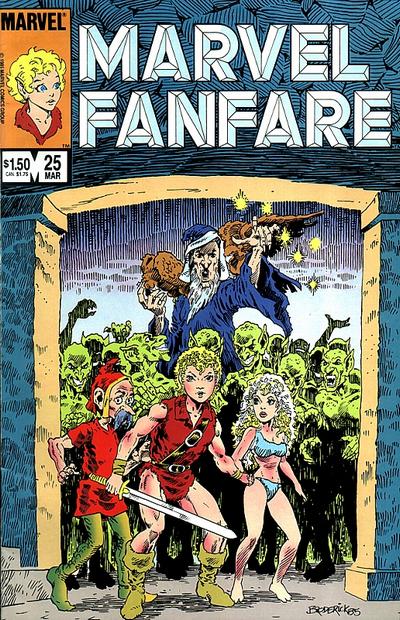 Cover for Marvel Fanfare (Marvel, 1982 series) #25
