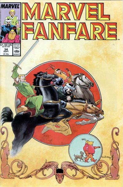 Cover for Marvel Fanfare (Marvel, 1982 series) #34