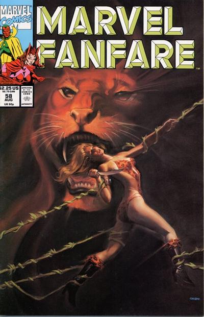 Cover for Marvel Fanfare (Marvel, 1982 series) #58