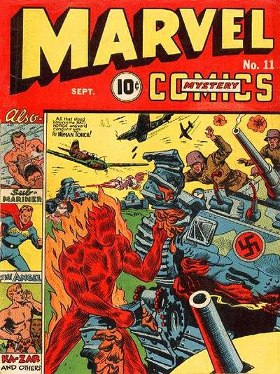 Cover for Marvel Mystery Comics (Marvel, 1939 series) #11