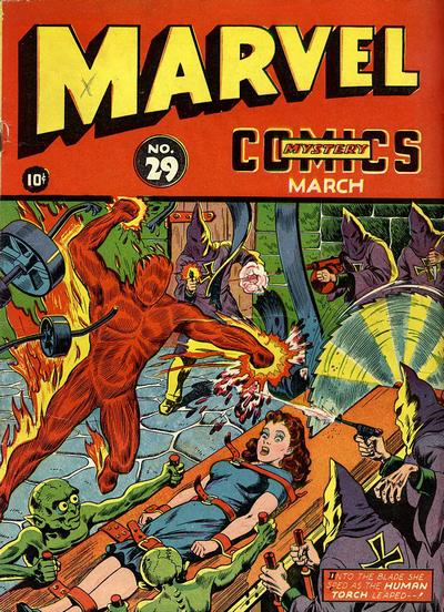 Cover for Marvel Mystery Comics (Marvel, 1939 series) #29