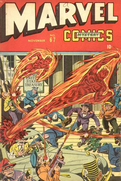 Cover for Marvel Mystery Comics (Marvel, 1939 series) #67