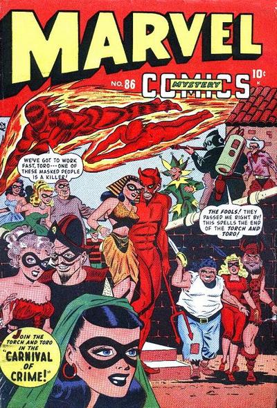 Cover for Marvel Mystery Comics (Marvel, 1939 series) #86