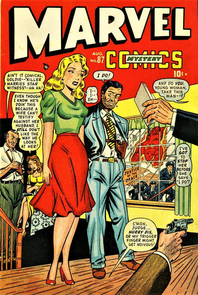 Cover for Marvel Mystery Comics (Marvel, 1939 series) #87