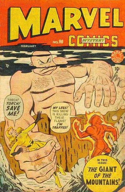 Cover for Marvel Mystery Comics (Marvel, 1939 series) #90