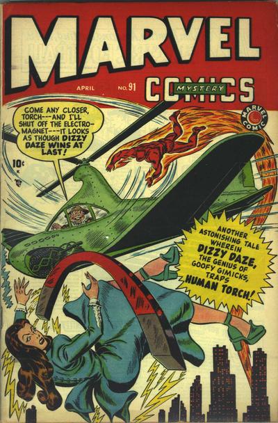 Cover for Marvel Mystery Comics (Marvel, 1939 series) #91