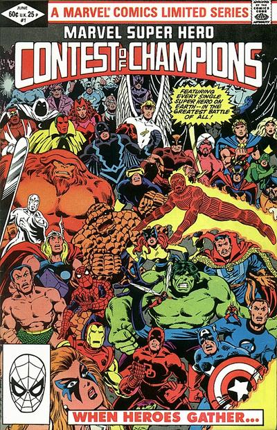 Cover for Marvel Super Hero Contest of Champions (Marvel, 1982 series) #1 [Direct]