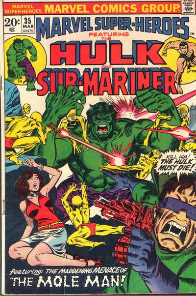 Cover for Marvel Super-Heroes (Marvel, 1967 series) #35