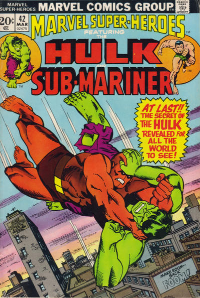 Cover for Marvel Super-Heroes (Marvel, 1967 series) #42