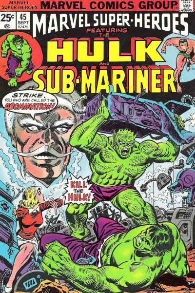Cover for Marvel Super-Heroes (Marvel, 1967 series) #45
