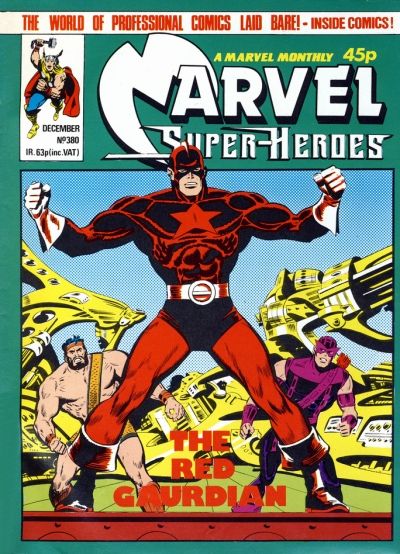 Cover for Marvel Superheroes [Marvel Super-Heroes] (Marvel UK, 1979 series) #380