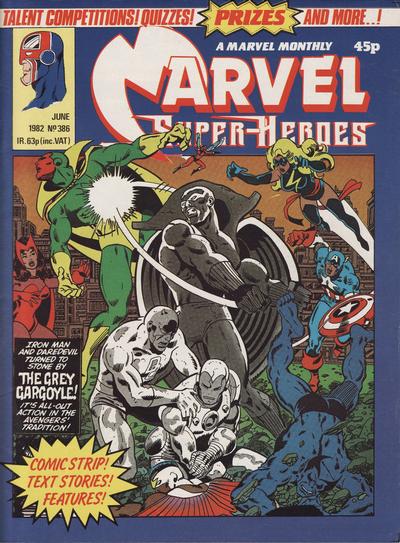 Cover for Marvel Superheroes [Marvel Super-Heroes] (Marvel UK, 1979 series) #386