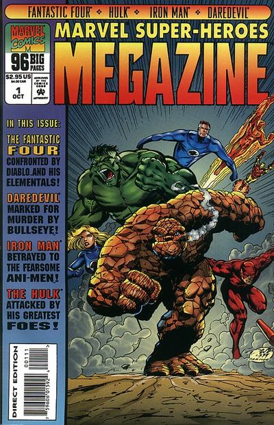 Cover for Marvel Super-Heroes Megazine (Marvel, 1994 series) #1
