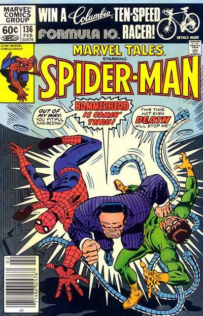 Cover for Marvel Tales (Marvel, 1966 series) #136 [Newsstand]