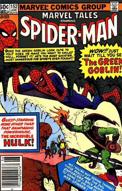 Cover for Marvel Tales (Marvel, 1966 series) #152 [Newsstand]