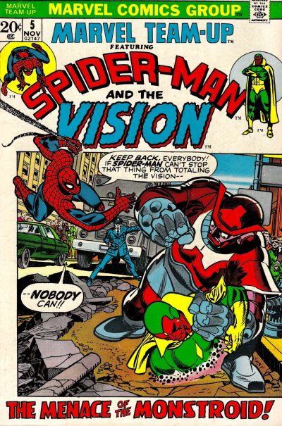 Cover for Marvel Team-Up (Marvel, 1972 series) #5