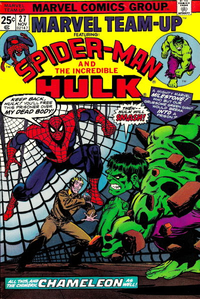 Cover for Marvel Team-Up (Marvel, 1972 series) #27