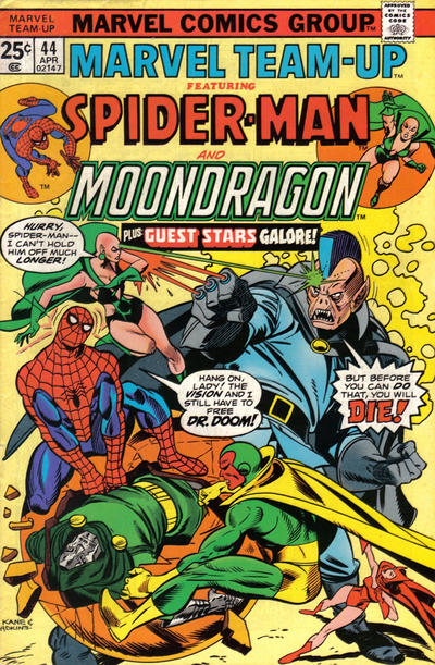 Cover for Marvel Team-Up (Marvel, 1972 series) #44 [25¢]