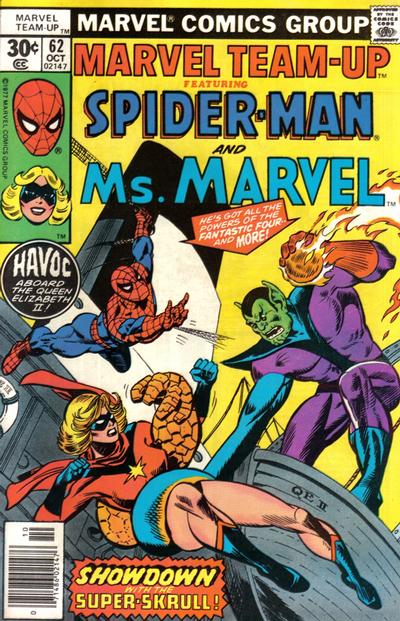 Cover for Marvel Team-Up (Marvel, 1972 series) #62 [30¢]