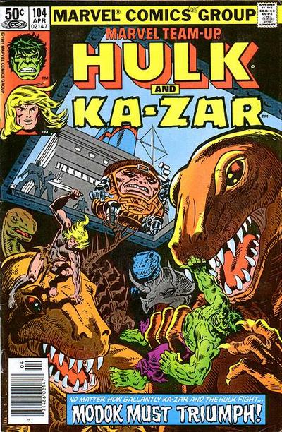 Cover for Marvel Team-Up (Marvel, 1972 series) #104 [Newsstand]