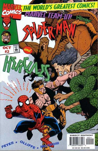 Cover for Marvel Team-Up (Marvel, 1997 series) #2 [Direct Edition - Cover A]