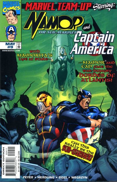 Cover for Marvel Team-Up (Marvel, 1997 series) #9 [Direct Edition]