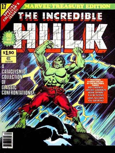 Cover for Marvel Treasury Edition (Marvel, 1974 series) #17 [Regular Edition]