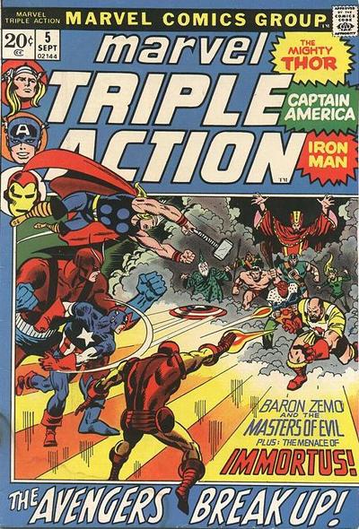 Cover for Marvel Triple Action (Marvel, 1972 series) #5