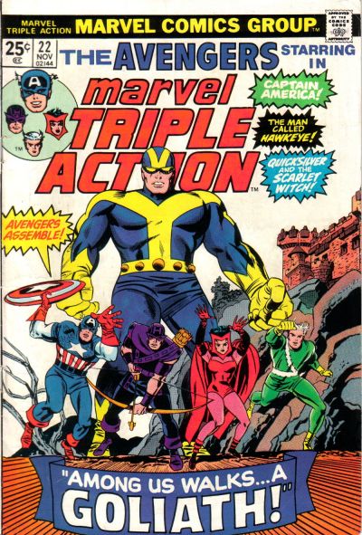 Cover for Marvel Triple Action (Marvel, 1972 series) #22