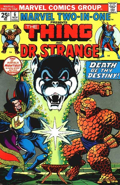 Cover for Marvel Two-in-One (Marvel, 1974 series) #6
