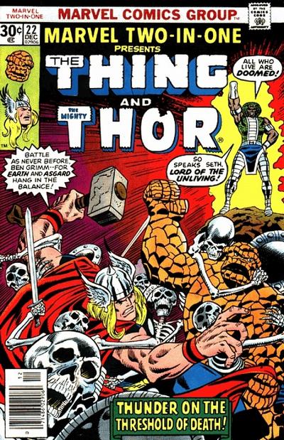 Cover for Marvel Two-in-One (Marvel, 1974 series) #22 [Regular]