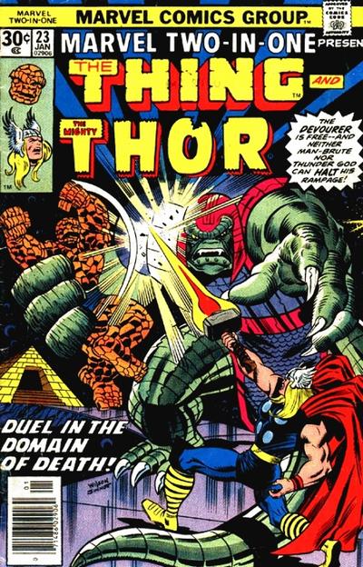 Cover for Marvel Two-in-One (Marvel, 1974 series) #23 [Regular]