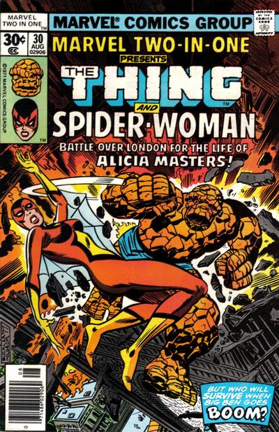 Cover for Marvel Two-in-One (Marvel, 1974 series) #30 [30¢]