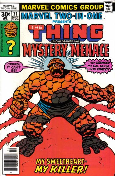 Cover for Marvel Two-in-One (Marvel, 1974 series) #31 [30¢]