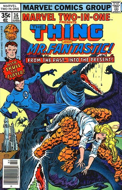 Cover for Marvel Two-in-One (Marvel, 1974 series) #36 [Regular]