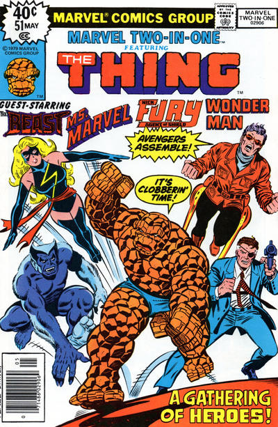 Cover for Marvel Two-in-One (Marvel, 1974 series) #51 [Regular]
