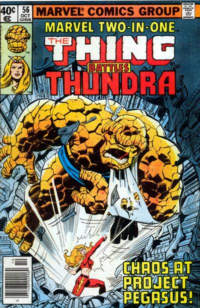 Cover for Marvel Two-in-One (Marvel, 1974 series) #56 [Newsstand]