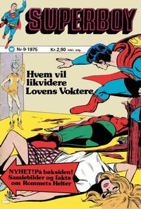 Cover Thumbnail for Superboy (Illustrerte Klassikere / Williams Forlag, 1969 series) #9/1975