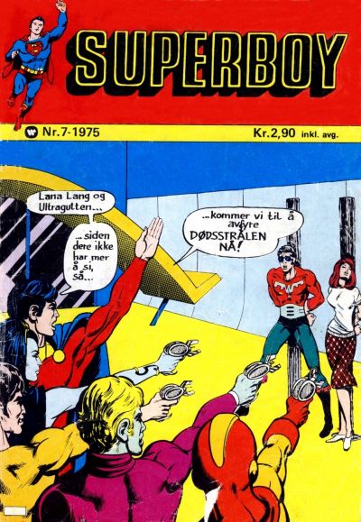 Cover for Superboy (Illustrerte Klassikere / Williams Forlag, 1969 series) #7/1975