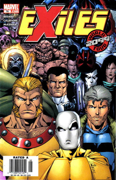 Cover for Exiles (Marvel, 2001 series) #76 [Newsstand]