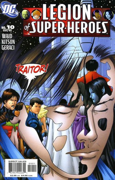 Cover for Legion of Super-Heroes (DC, 2005 series) #10