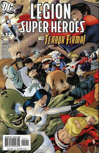 Cover for Legion of Super-Heroes (DC, 2005 series) #12