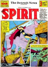 Cover for The Spirit (Register and Tribune Syndicate, 1940 series) #11/10/1940