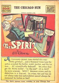 Cover Thumbnail for The Spirit (Register and Tribune Syndicate, 1940 series) #3/14/1943